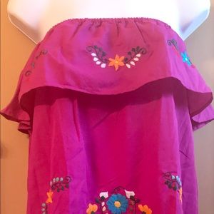 Mexican embroidered dress